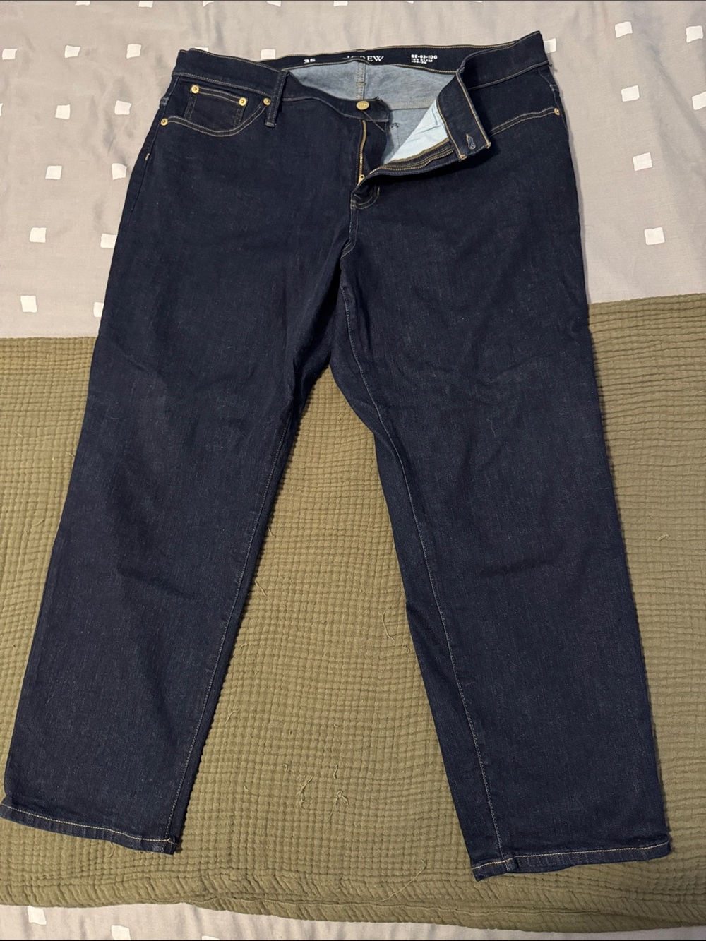 J. Crew Women’s Slim Straight Jeans in Dark Indigo